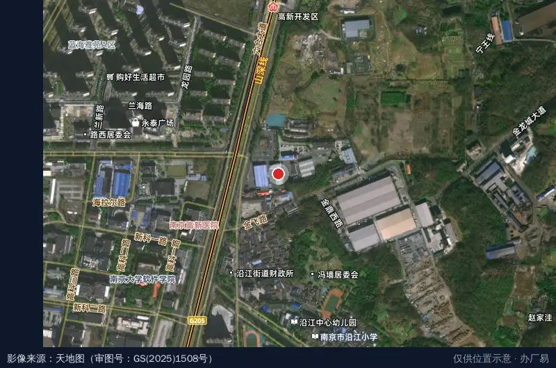 T81文化科技产业园卫星位置示意图