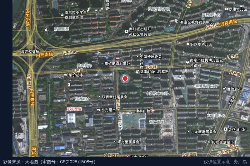 星云智慧科技产业园卫星位置示意图