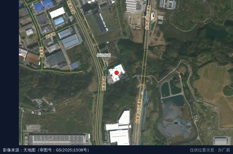 南京锋泰科技产业园卫星位置示意图