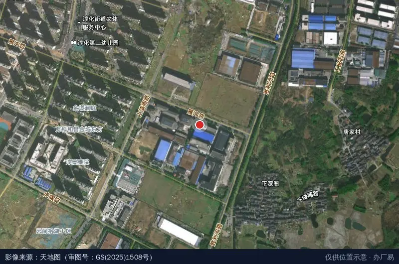 麦浪平洁科技产业园卫星位置示意图