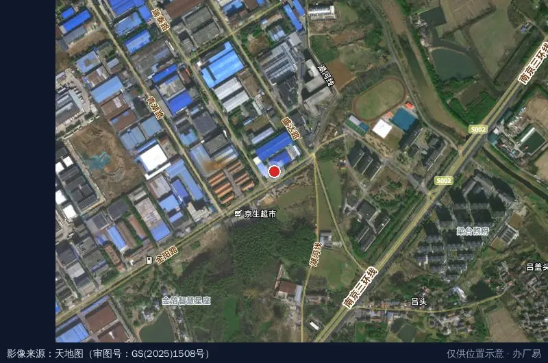 麦浪明麓科技产业园卫星位置示意图