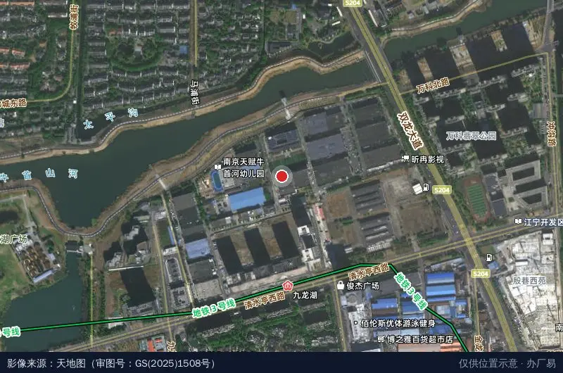 百家湖工业园卫星位置示意图