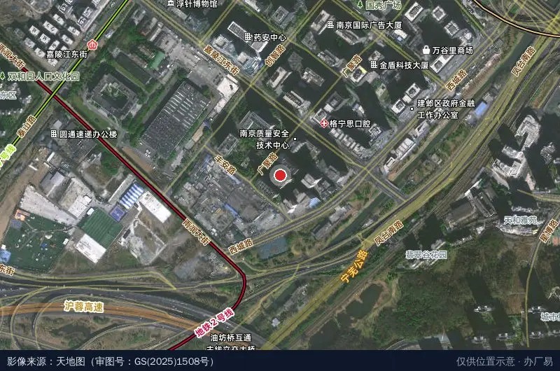 新城科技园卫星位置示意图
