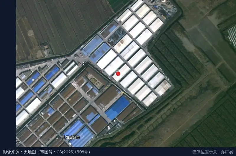 心聚缘物流园卫星位置示意图