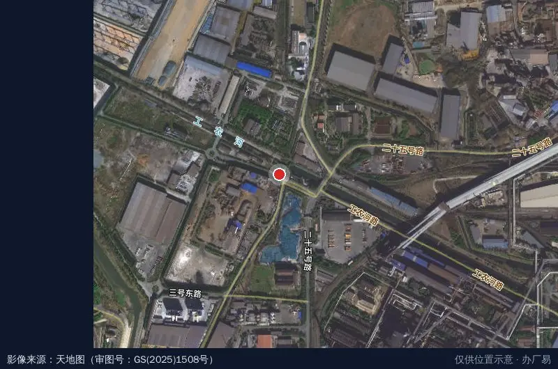 汪海集团港口物流园卫星位置示意图