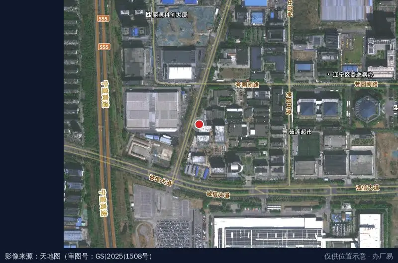 江苏华瑞国际集团物流中心卫星位置示意图