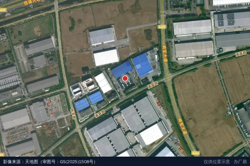 极地熊冷链物流园(时进园区)卫星位置示意图