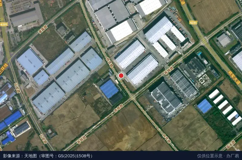 菜鸟南京空港物流园2期卫星位置示意图