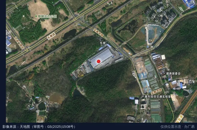 南京恒远物流园(江宁分公司)卫星位置示意图