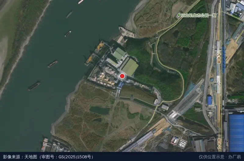 恒江港物流卫星位置示意图