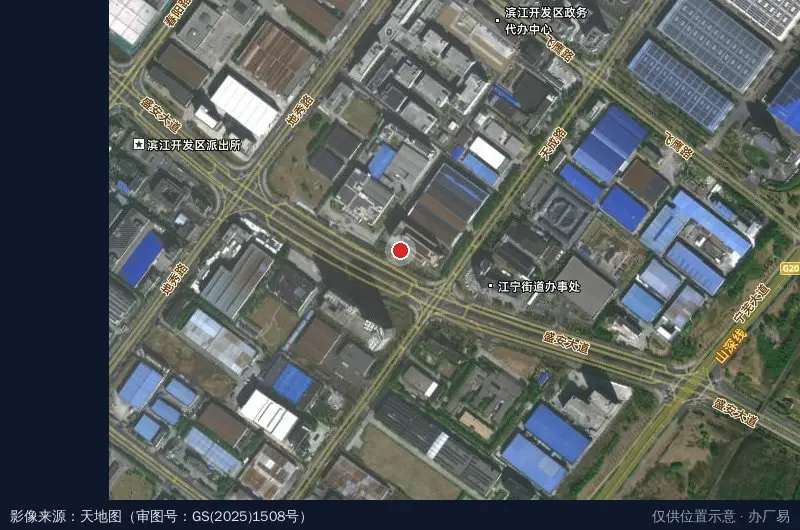 金聚龙产业园卫星位置示意图