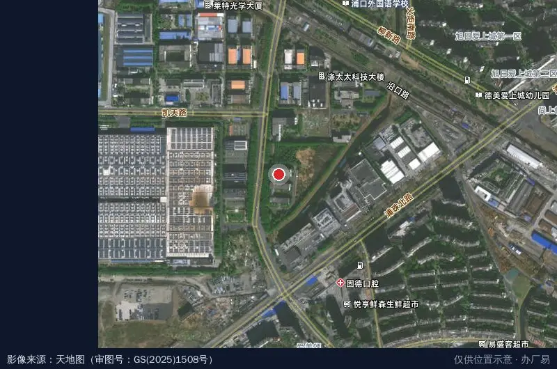 计量设备智能产业园卫星位置示意图