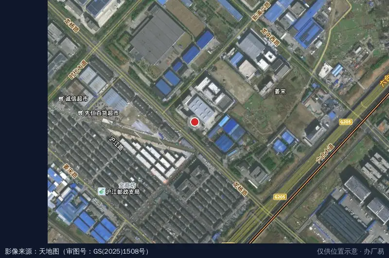 督王府红木产业园卫星位置示意图