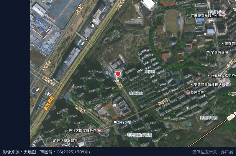 赛虹跨境电商产业园卫星位置示意图