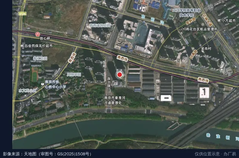 浙大网新人工智能产业园北塔卫星位置示意图