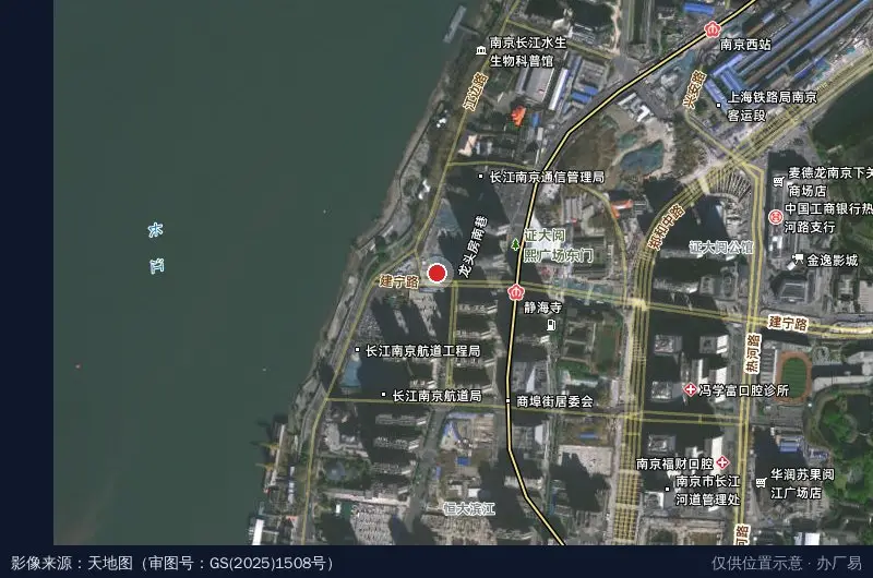苏电产业科创园(建设中)卫星位置示意图