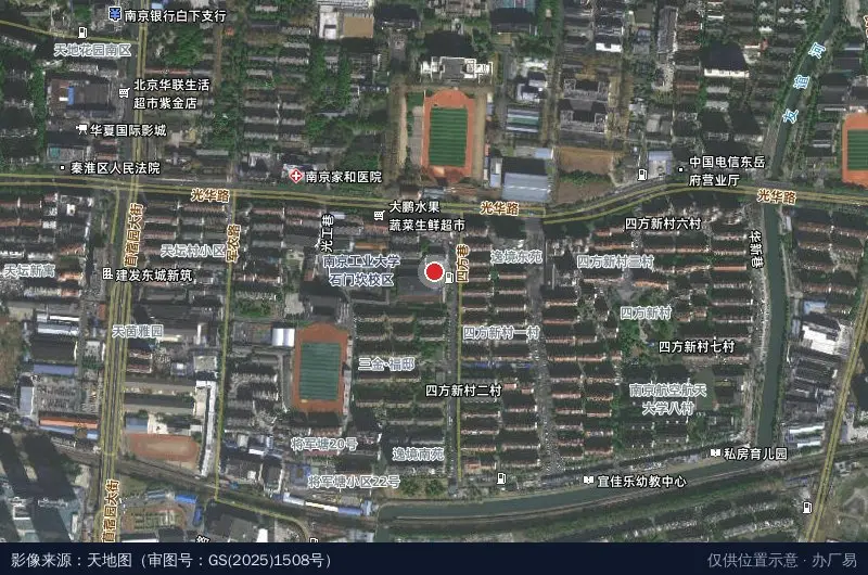 苏伦未来电商产业园卫星位置示意图