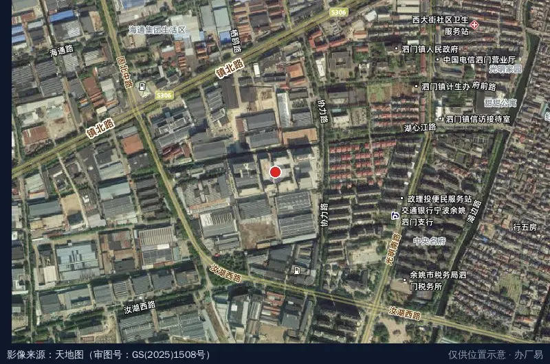 置拓小微园卫星位置示意图