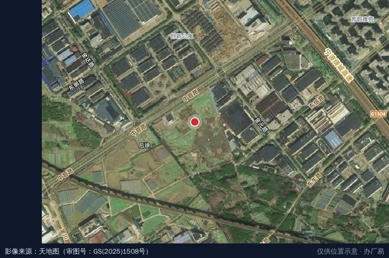 联东U谷·镇海智能终端科技园卫星位置示意图