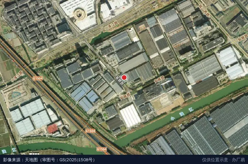 浙江创能科技园卫星位置示意图