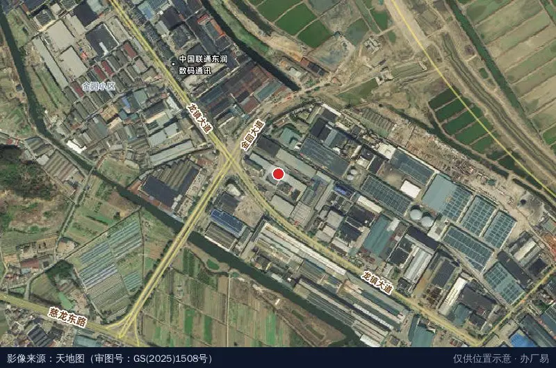 宁北物流园卫星位置示意图