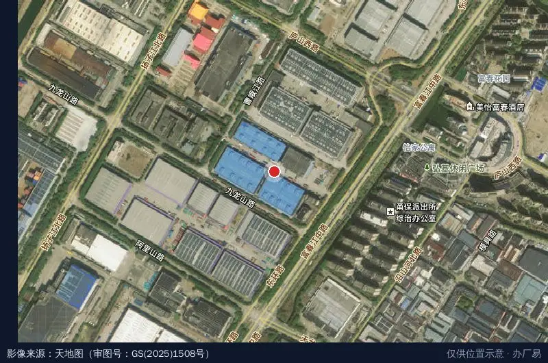 万纬宁波保税物流园卫星位置示意图