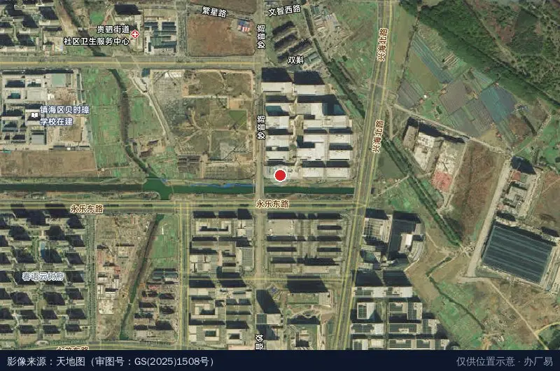 宁波胜遇产业园开发运营有限公司卫星位置示意图