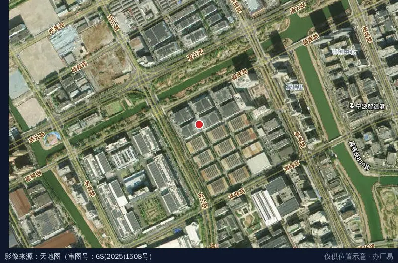 奥克斯产业园13号楼创研中心卫星位置示意图