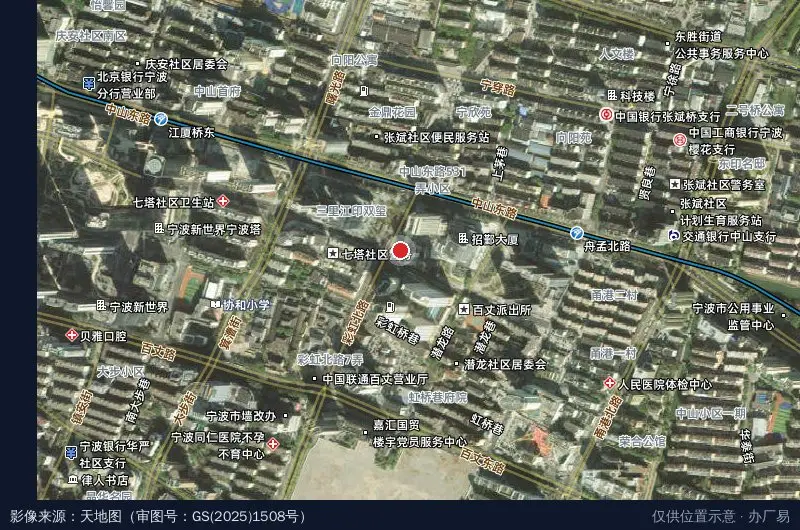 文商旅产业园卫星位置示意图
