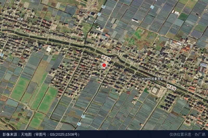 慈溪经济开发区孟久五金配件厂卫星位置示意图