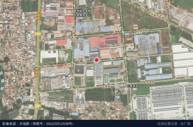 千里集团智能工业园区卫星位置示意图