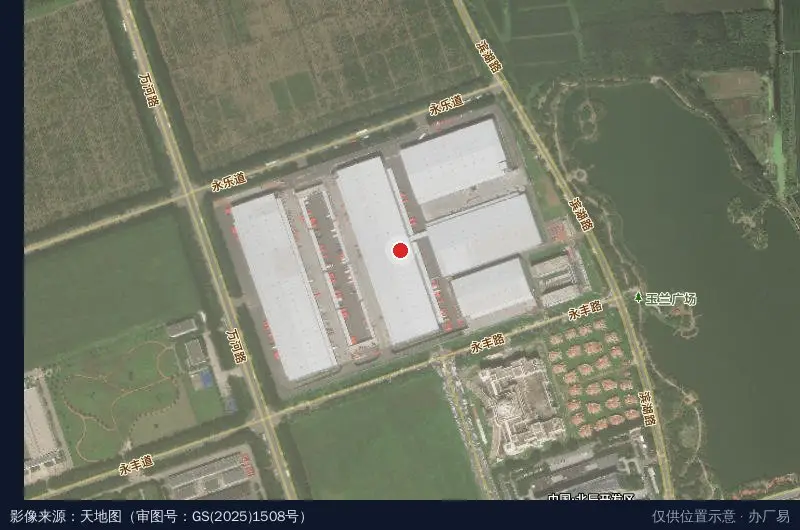 京东智能产业园(天津北辰园区)卫星位置示意图