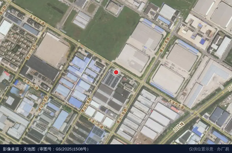 天津八里台工业园区(天华路)卫星位置示意图