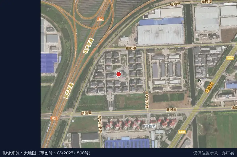 京津科技谷卫星位置示意图