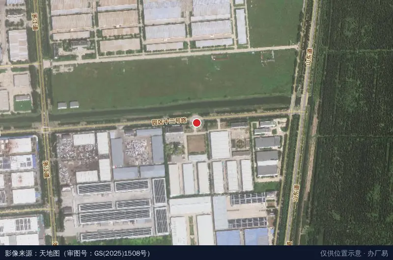 华海国投科技园卫星位置示意图