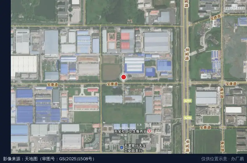 京东云印印刷科技园卫星位置示意图