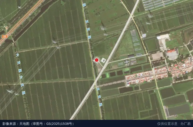 天津市圣诺农业科技生态园卫星位置示意图