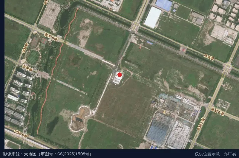 中电科蓝天科技股份有限公司蓝天产业园卫星位置示意图
