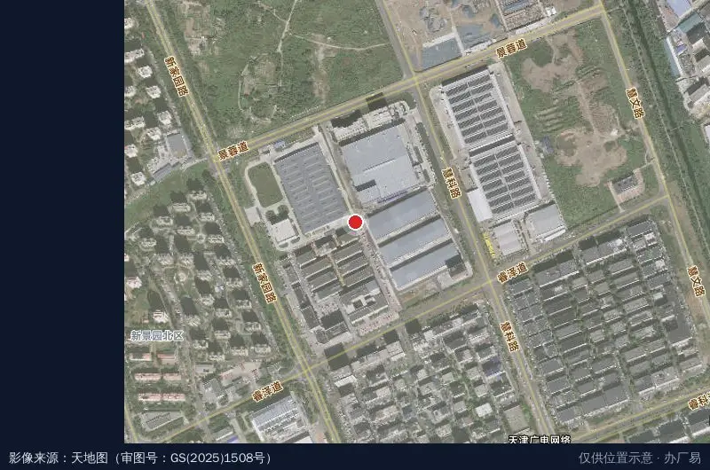泰康智达科技产业园卫星位置示意图