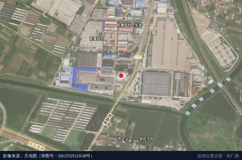 凯速物流园卫星位置示意图