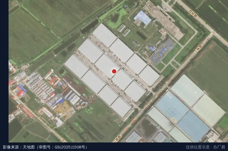 龙地天津宁河物流园卫星位置示意图