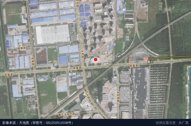 运河云创数字文化产业园卫星位置示意图