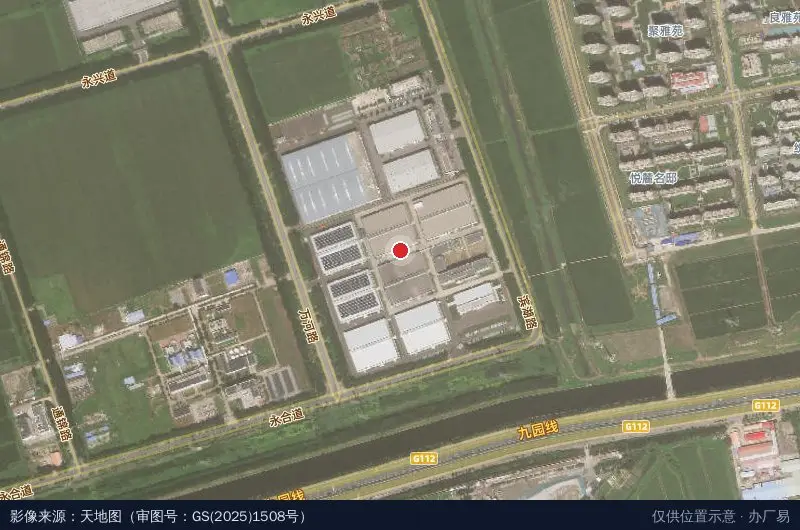 高端装备产业园卫星位置示意图