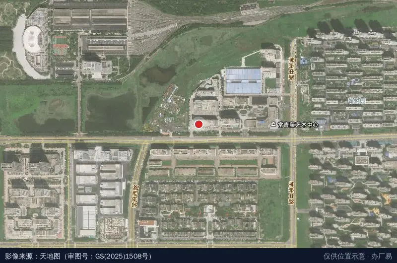 天津市德维洛谱产业园B座卫星位置示意图