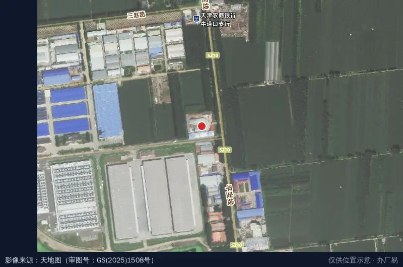 宝坻经济开发区天宝牛道口分园卫星位置示意图