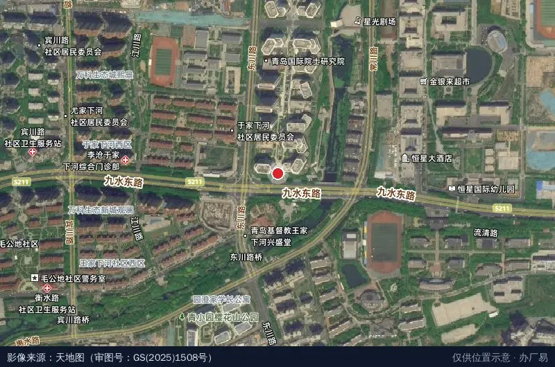 海创·数智港卫星位置示意图