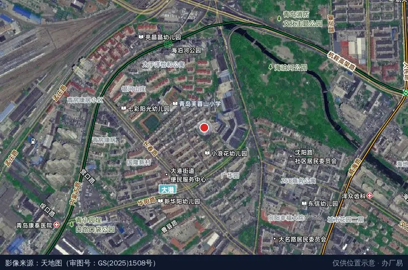 中联(芙蓉山路)都市工业园(装修中)卫星位置示意图