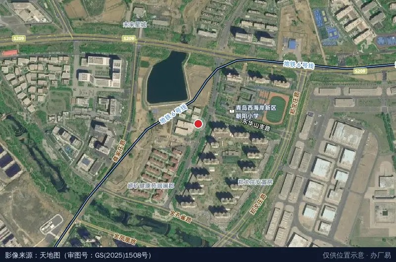 邦卫绿色科技园卫星位置示意图