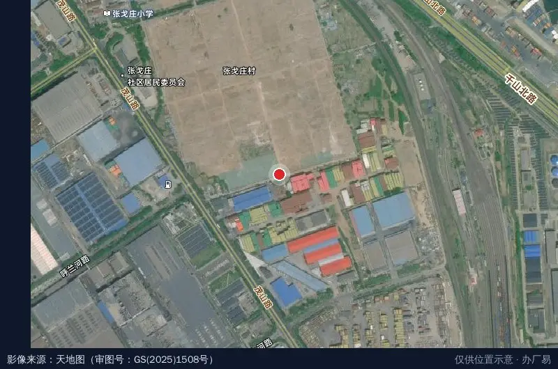 青岛万洋科技城卫星位置示意图