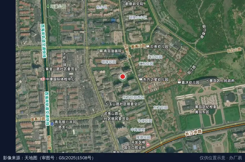 四海无忧科技创新园卫星位置示意图